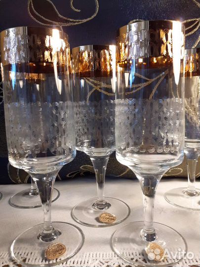 Фужеры Богемия Чехословакия