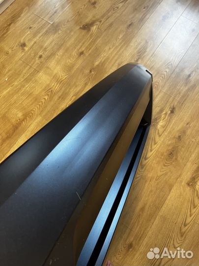 Юбка заднего бампера Skoda Karoq