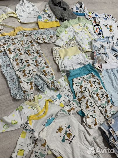 Вещи пакетом для мальчика 56-62