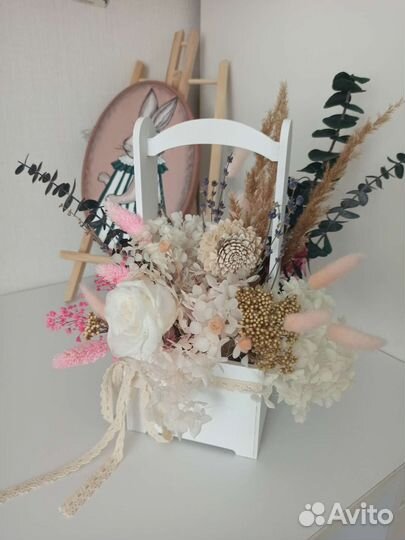 Букет из стабилизированных цветов