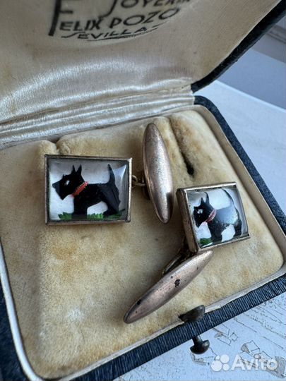 Антикварные запонки 