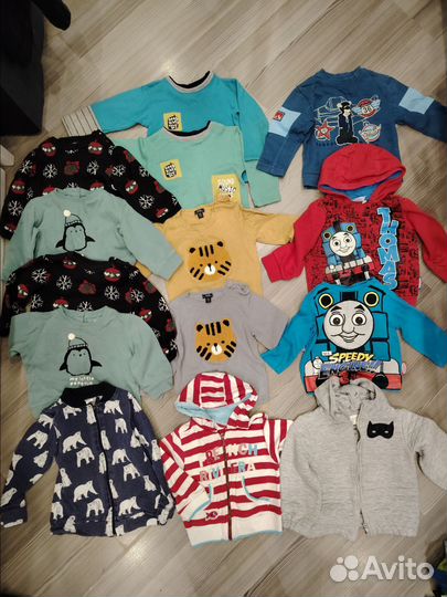 Детская одежда для мальчиков пакетом 74
