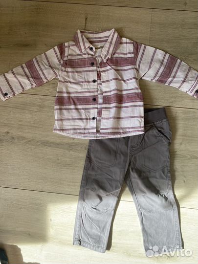 Комплект рубашка брюки на мальчика 1,5-3 года