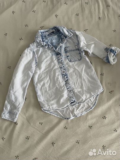 Рубашка с эффектом потертостей reserved 98-104