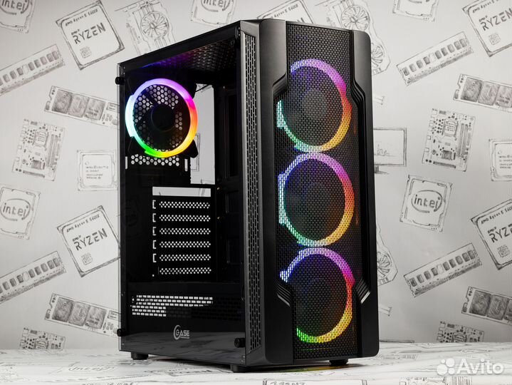 Корпуса PowerCase Mistral X4 Mesh LED Black