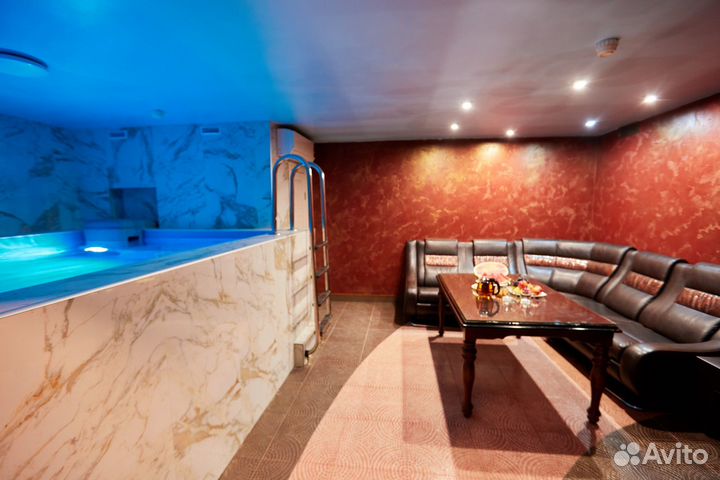 Баня сауна с бассейном и караоке