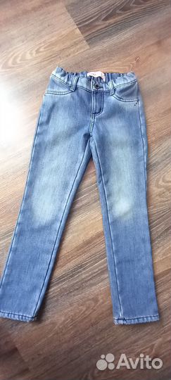 Джинсы утепленные для девочки 122