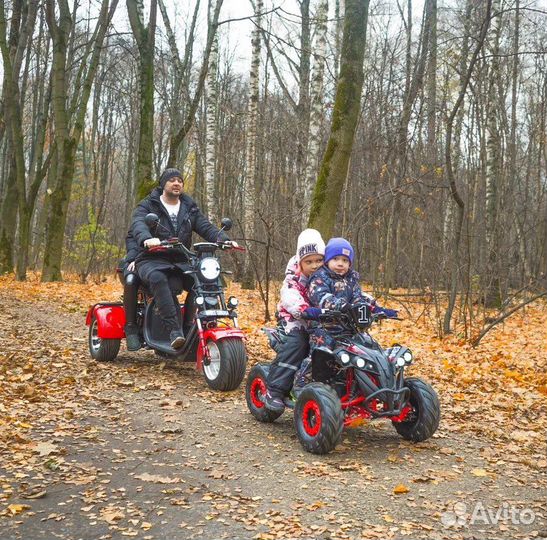 Электроскутер трицикл