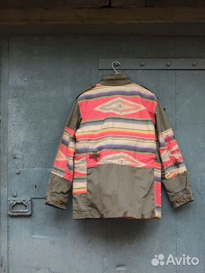Ralph Lauren Military Patchwork Aztec Field Jacket
