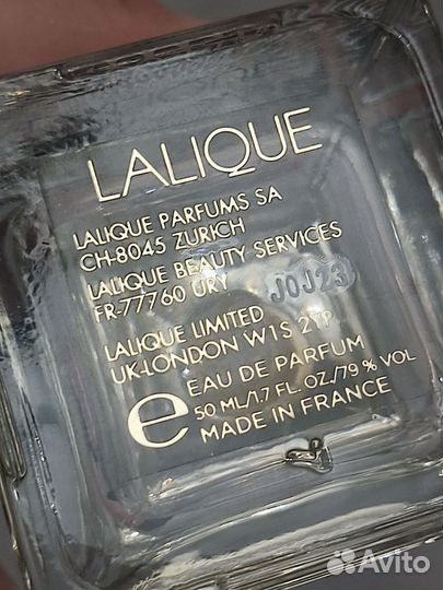 Lalique lamour 50 ml оригинал