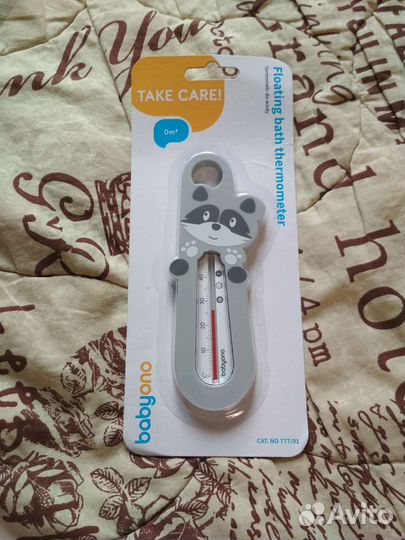 Термометр для воды BabyOno+матрас для купания