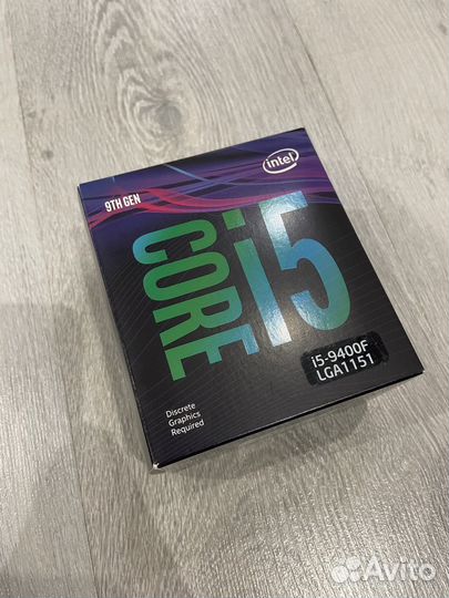Процессор intel core i5-9400f box. Гарантия днс