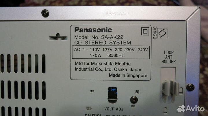 Музыкальный центр Panasonic SA-AK22