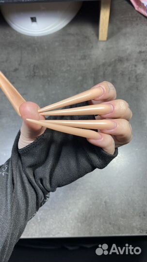 Крейзи маникюр, экстра наращивание