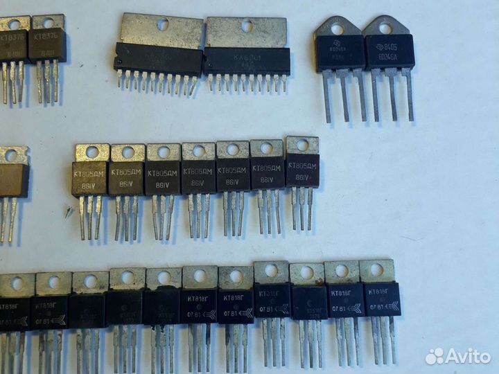 Транзисторы СССР кт818,кт 819, и др