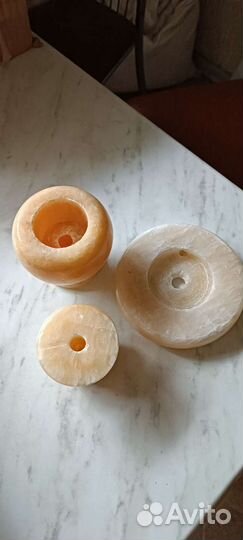 Основание для светильника из камня