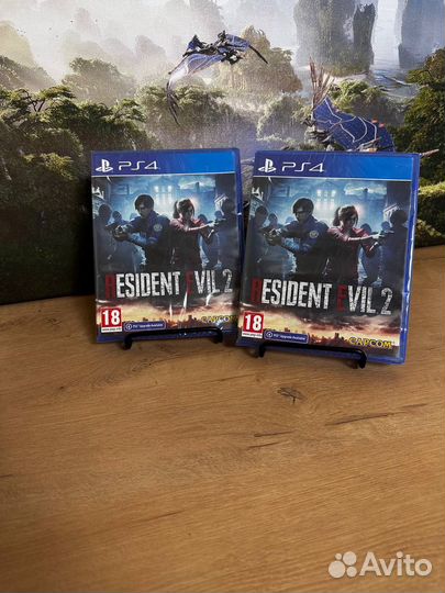 Диск для Ps4/Ps5 Resident Evil 2 Remake новый