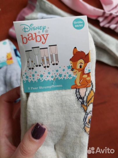 Детские колготки комплект из 2 шт 68 92