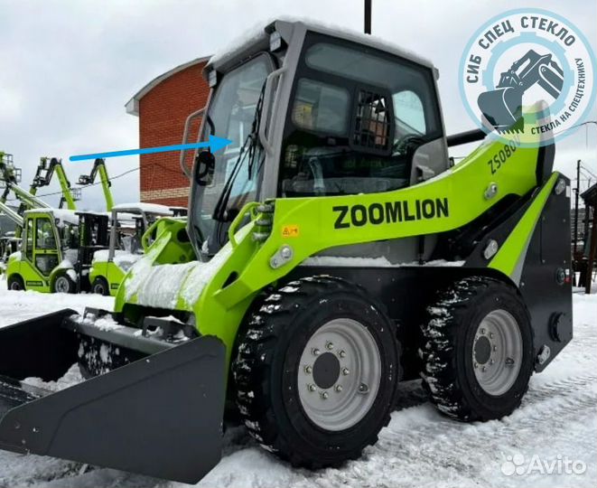 Дверное (лобовое) стекло на Zoomlion ZS080V