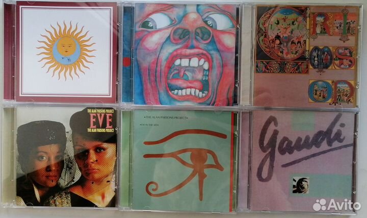 The Alan Parsons Project, King Crimson, сд диски