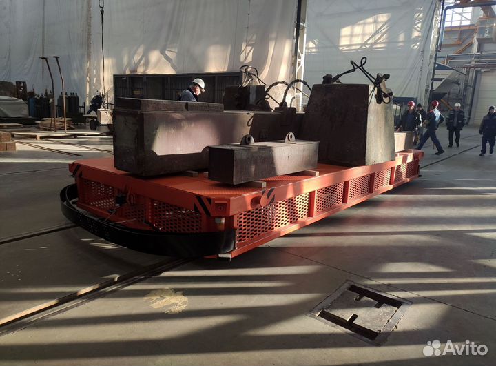 Рельсовая передаточная тележка для производств