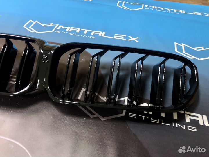 Решетка радиатора BMW 5 G30 M, рест, глянец