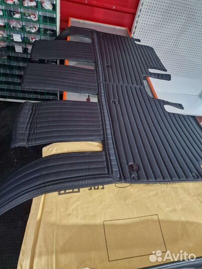 Автомобильные коврики из экокожи 3d kia carnival