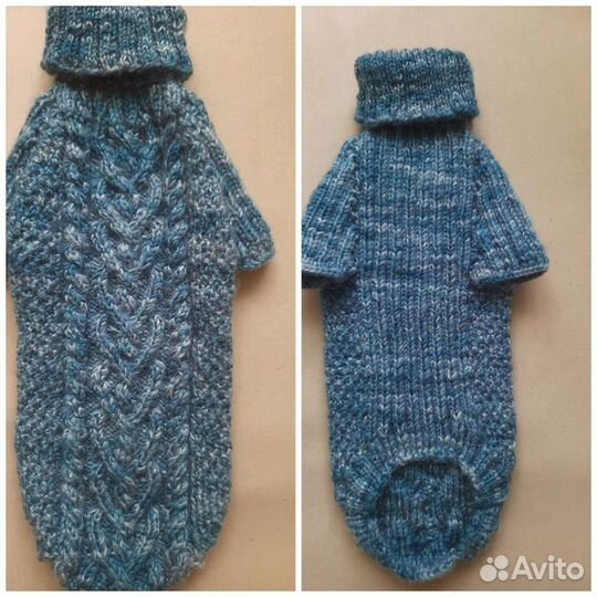 Вязанная одежда для собаки