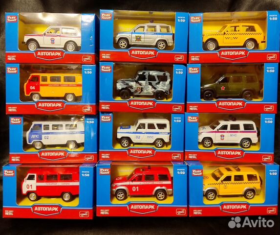 Металлические модели машин