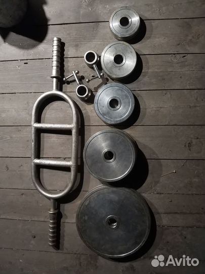 Штанга с блинами 52 кг