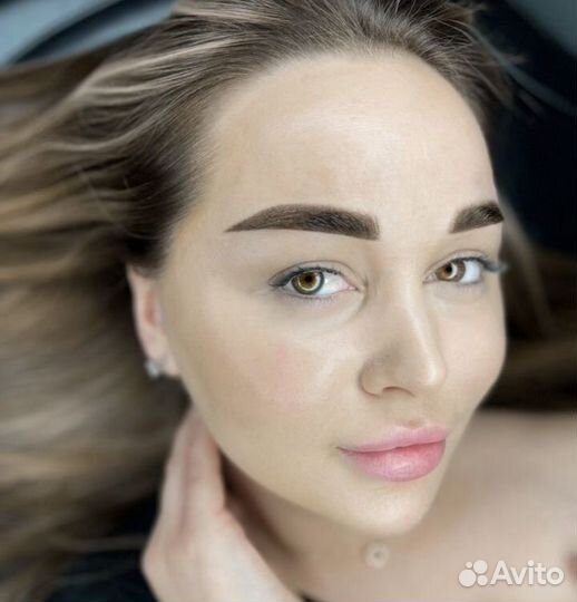 Перманентный макияж бровей губ и век татуаж