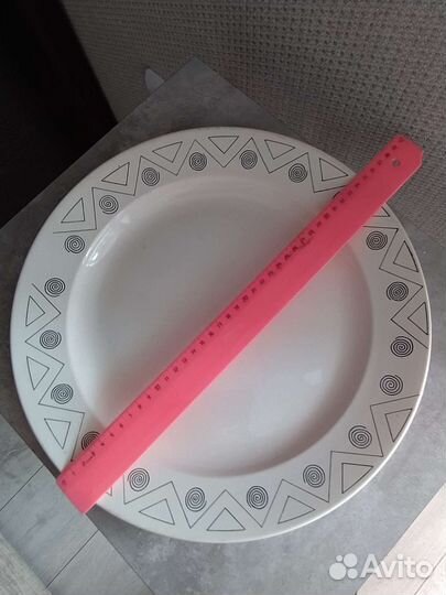 Блюдо большое фарфор СССР