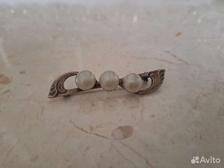 Брошь серебро винтаж
