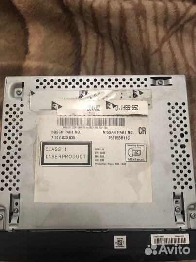 Магнитола nissan qashqai j10