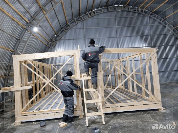 Модульный каркасный дом под ключ