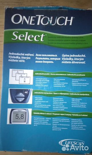 Глюкометр one touch select