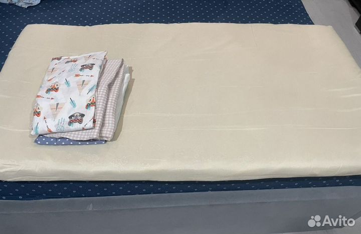 Детский матрас 60*120, 4 простыни