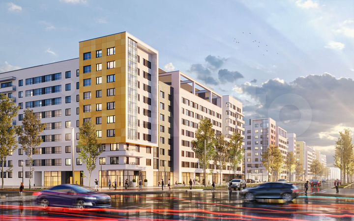 2-к. квартира, 52,1 м², 6/10 эт.