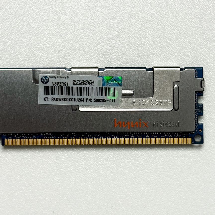 [PC3-10600R] Hynix 8gb Ddr3 1333 Мгц Rdimm -9-10-E1 Pc3-10600r