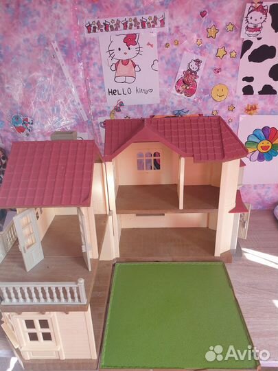 Домик со светом Sylvanian Families семья Сильвании