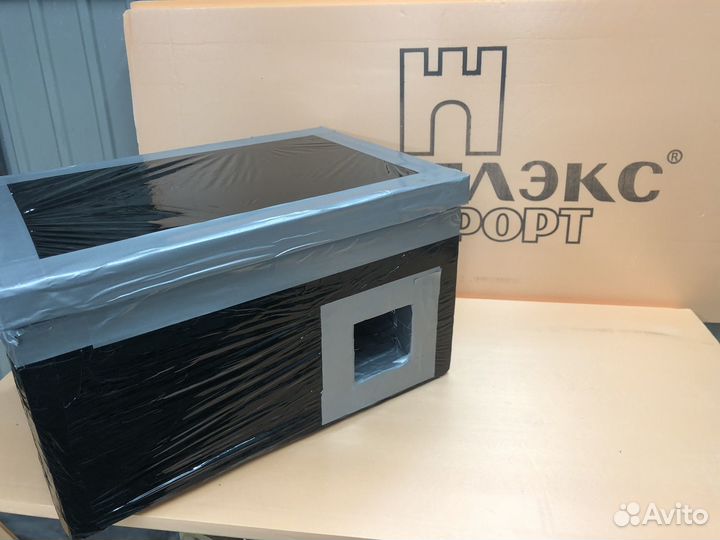 Домик для кошки уличный теплый пеноплекс