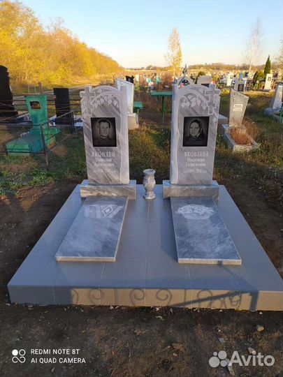 Памятники Мрамор, Гранит, установка,плитка