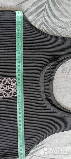 Майка топ логотип Loewe стразы