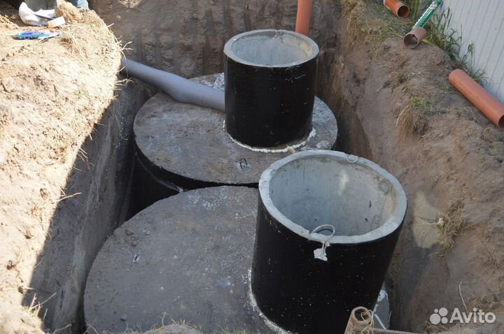 Септик из колец. Канализация из колец