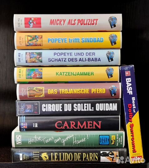 Видеокассеты мультфильмы