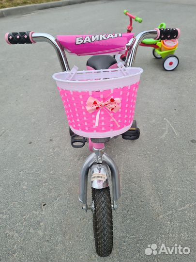 Детский 4х колёсный велосипед