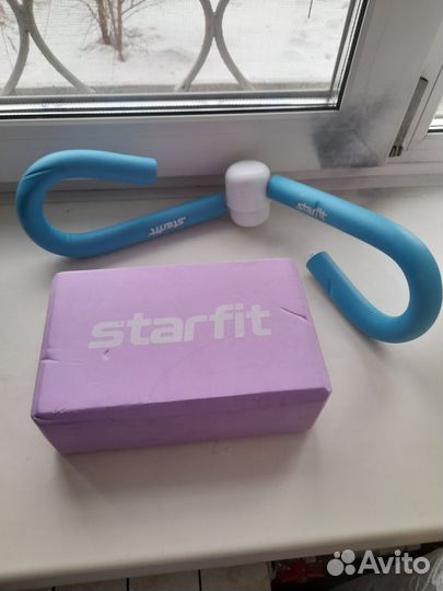 Блок для фитнеса и экспандер для ног цена за все