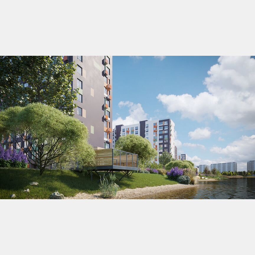 2-к. квартира, 44,5 м², 15/17 эт.