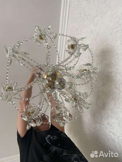 Люстра Чешская хрустальная