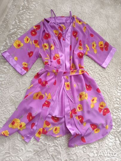 Халат с сорочкой
